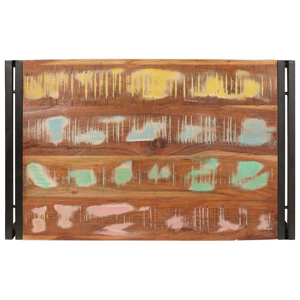 Mensola da bagno 80 x 50 x 23 cm Legno di mango massello, Ferro 4102759