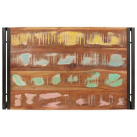 Mensola da bagno 80 x 50 x 23 cm Legno di mango massello, Ferro 4102759