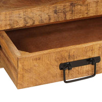 vidaXL Mobile sottolavabo con cassetto Legno massello di mango e ferro