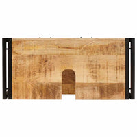 Mobile sottolavabo con cassetto Legno massello di mango e ferro 4102769