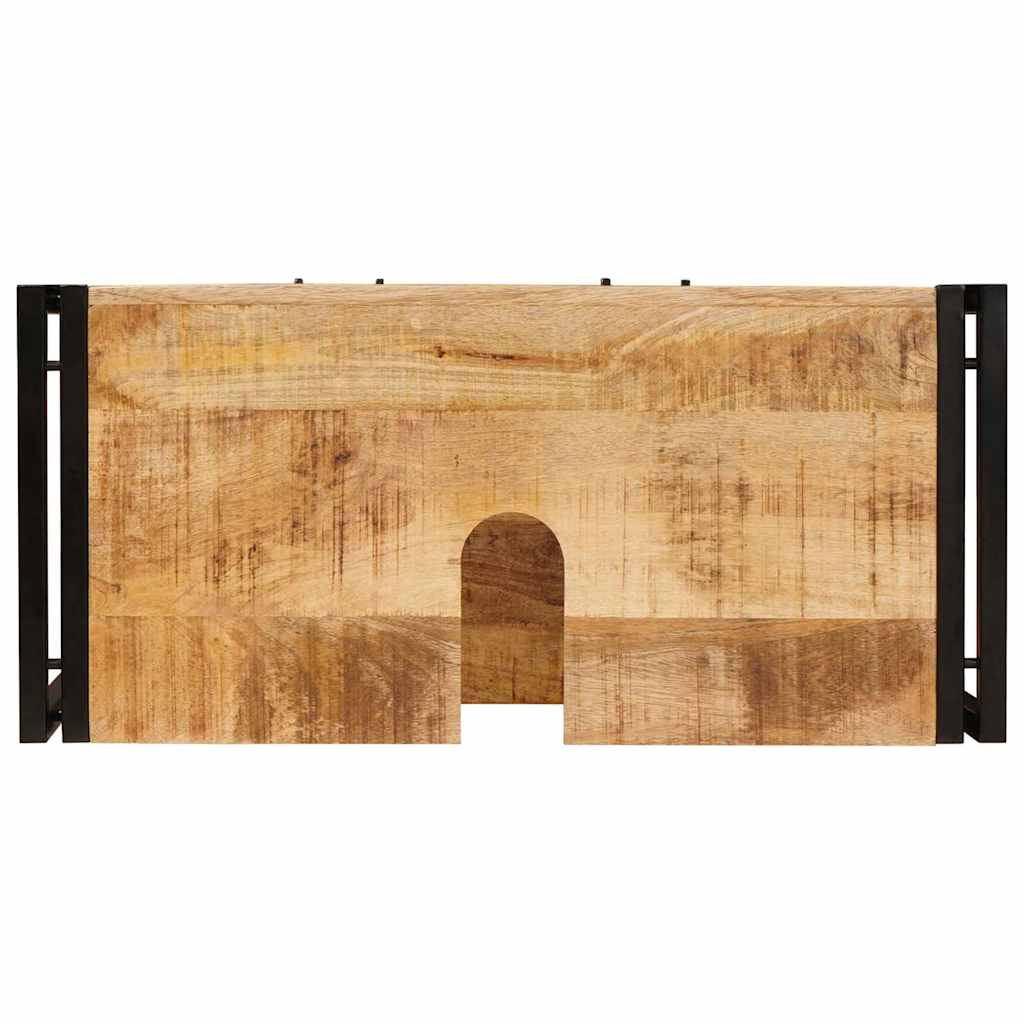 vidaXL Mobile sottolavabo con cassetto Legno massello di mango e ferro