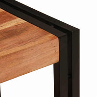 vidaXL Mobile sottolavabo Legno massello di acacia e ferro