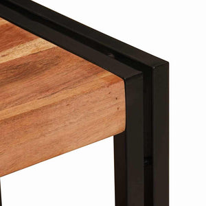 vidaXL Mobile sottolavabo Legno massello di acacia e ferro