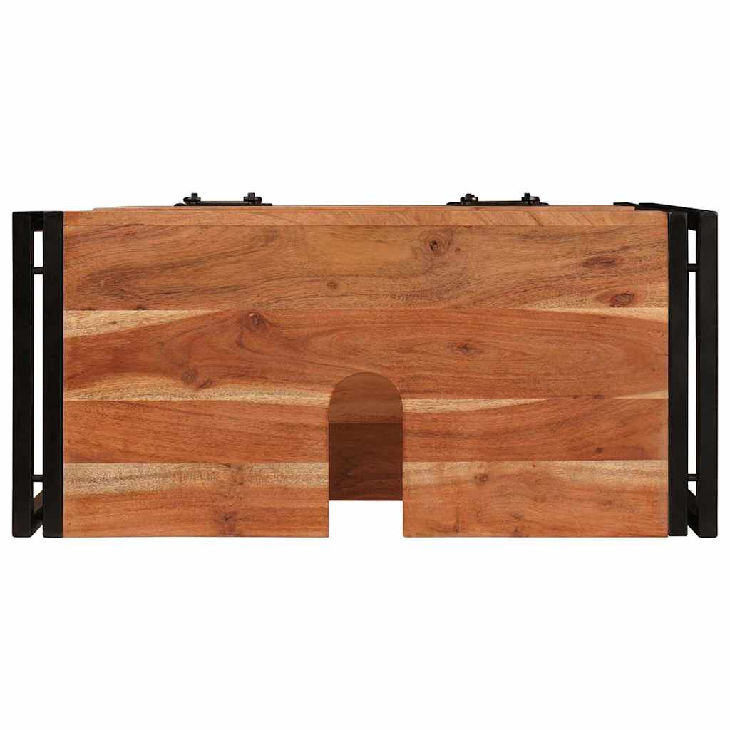 vidaXL Mobile sottolavabo Legno massello di acacia e ferro