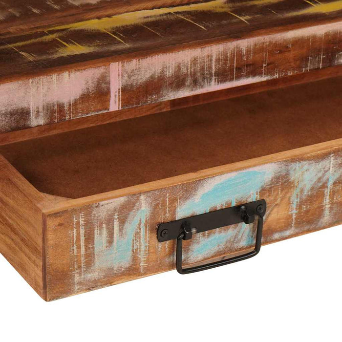 vidaXL Mobile sottolavabo Legno massello di recupero e ferro