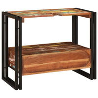 vidaXL Mobile sottolavabo Legno massello di recupero e ferro