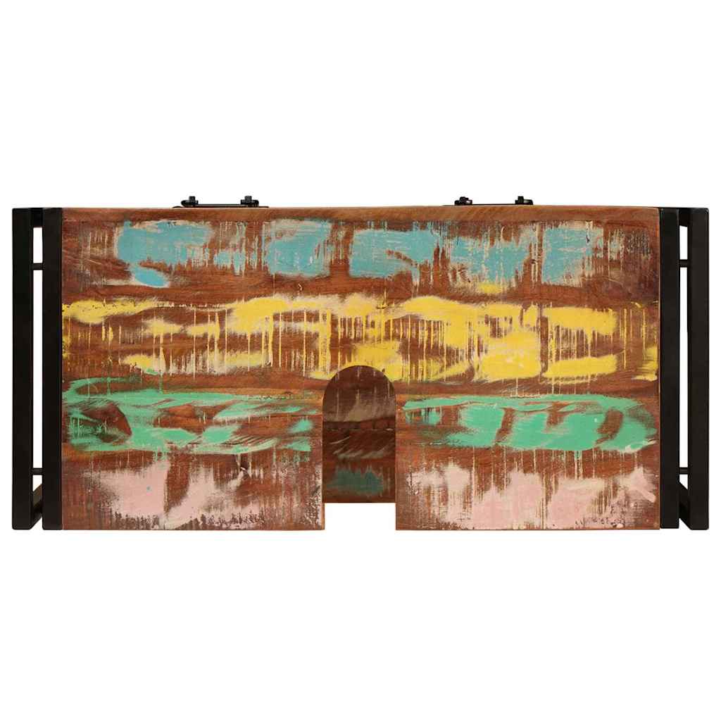 vidaXL Mobile sottolavabo Legno massello di recupero e ferro