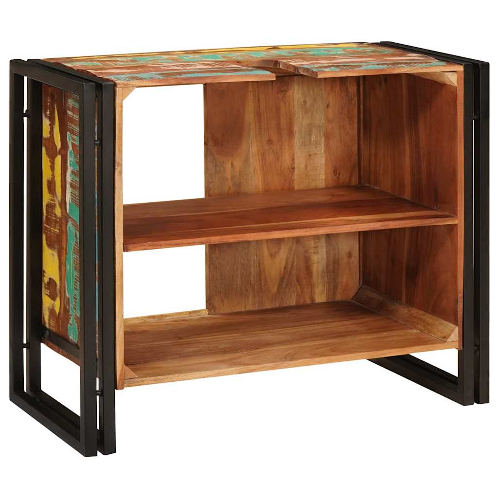 Mobile sottolavabo con porta Legno massello di recupero e ferro 4102774