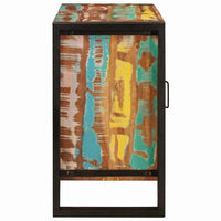 Mobile sottolavabo con porta Legno massello di recupero e ferro 4102774