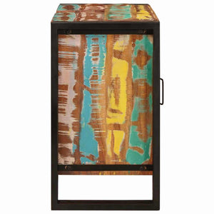 Mobile sottolavabo con porta Legno massello di recupero e ferro 4102774