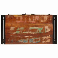 vidaXL Armadio da Notte Multicolore legno massello di riciclo