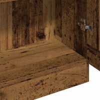 Credenza-Buffet-Armadio da cucina Legno Antico 82,5x30,5x185 cm in Truciolato 209349