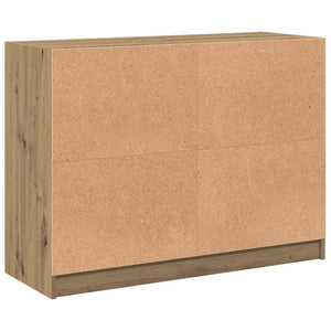 vidaXL Credenza Rovere Artigianale 102x37x75,5 cm in Legno Multistrato