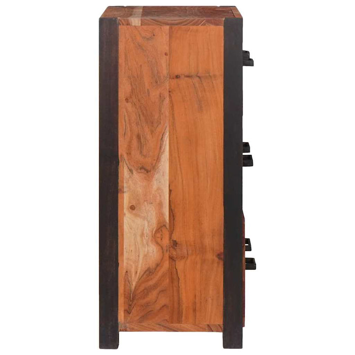 vidaXL Credenza con cassetto 3 pcs Marrone 110 x 30 x 75 cm