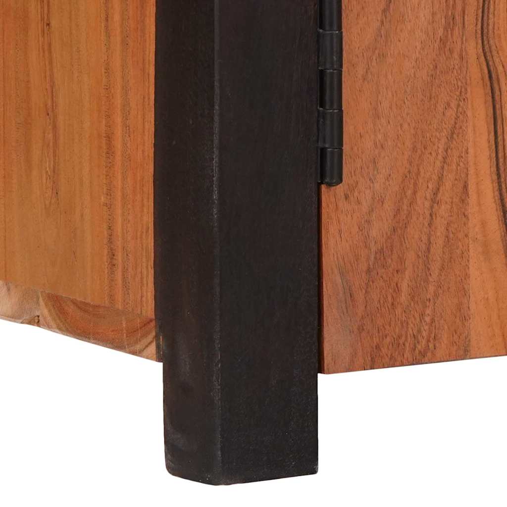 vidaXL Credenza 2 pcs Marrone 110 x 30 x 75 cm