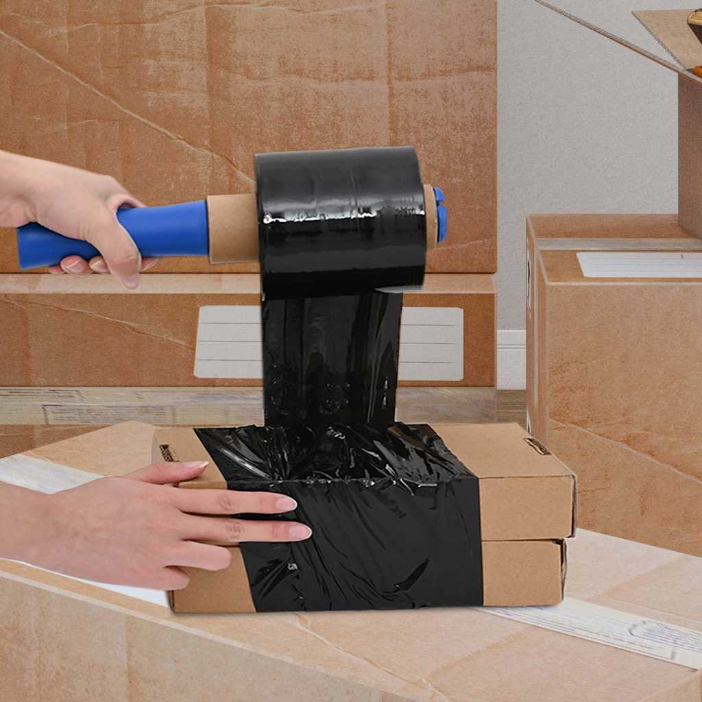 Film Estensibili 10 pz Nero 23 μm 10 cm x 300 m 4104885