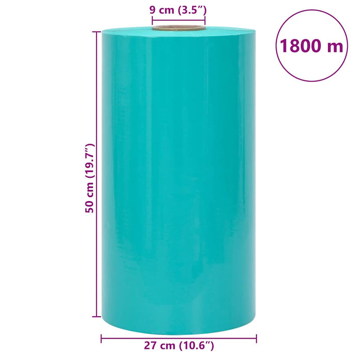 vidaXL Film Estensibile Agricolo Verde 25 μm 50 cm x 1800 m