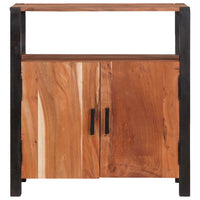 Credenza-Buffet-Armadio da cucina Marrone 70 x 30 x 75 cm Legno massello di acacia