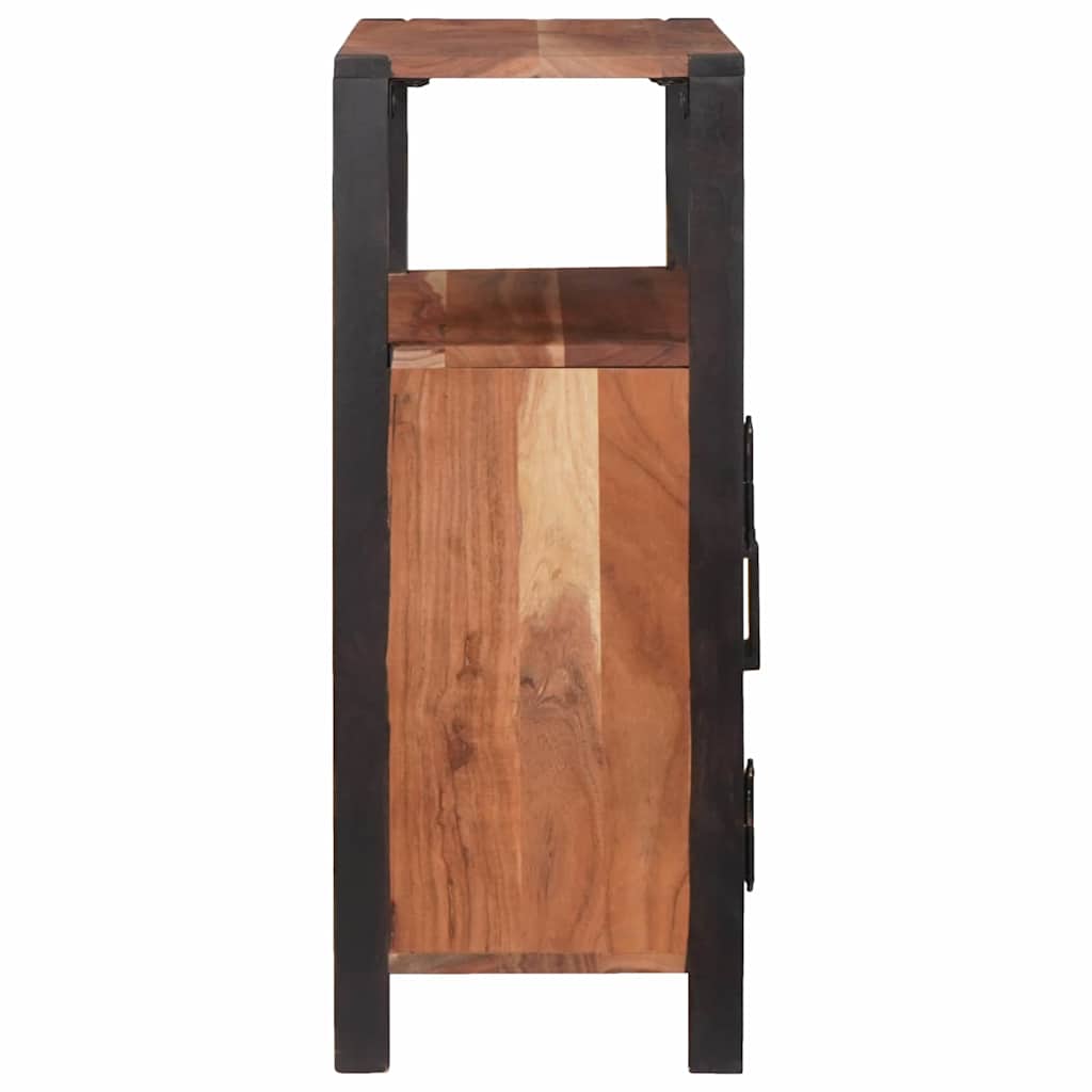 Credenza-Buffet-Armadio da cucina Marrone 70 x 30 x 75 cm Legno massello di acacia