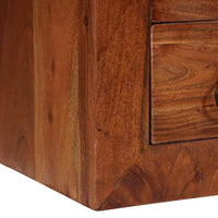 vidaXL Credenza Marrone 80 x 30 x 55 cm legno massello di acacia