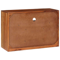 vidaXL Credenza Marrone 80 x 30 x 55 cm legno massello di acacia