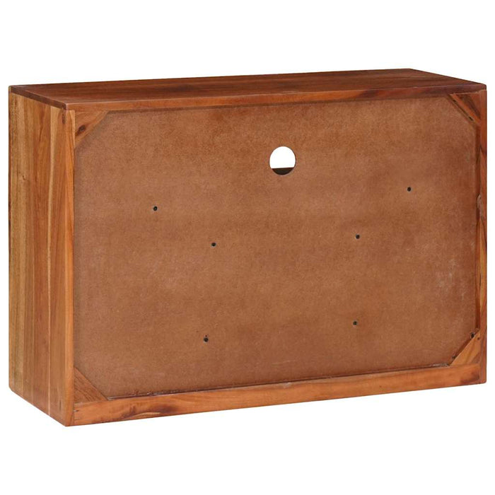 vidaXL Credenza Marrone 80 x 30 x 55 cm legno massello di acacia