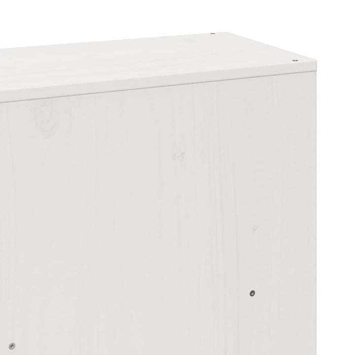 Giroletto con Libreria senza Materasso-Struttura Letto con contenitore 180x200 cm in Legno Pino 817671