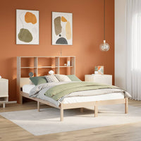 vidaXL Letto Libreria senza Materasso 160x200 cm in Legno di Pino