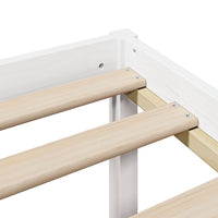 vidaXL Letto Libreria senza Materasso Bianco 160x200 cm Legno di Pino