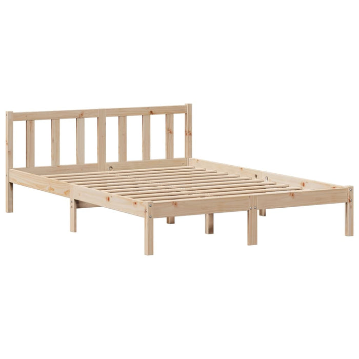 vidaXL Letto Libreria senza Materasso 120x200cm Legno Massello di Pino