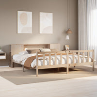 vidaXL Letto Libreria senza Materasso 180x200 cm in Legno di Pino
