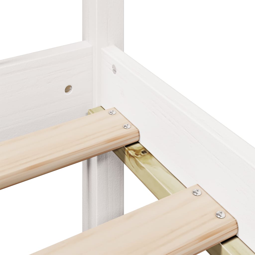 vidaXL Letto con Libreria senza Materasso 75x190 cm in Legno Pino