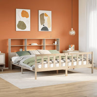 vidaXL Letto Libreria senza Materasso 180x200 cm in Legno di Pino