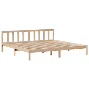 vidaXL Letto Libreria senza Materasso 200x200 cm in Legno di Pino