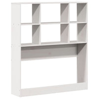 vidaXL Letto Libreria senza Materasso Bianca 90x200 cm Legno di Pino