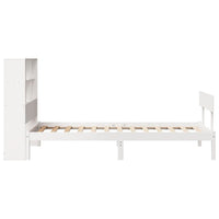 vidaXL Letto Libreria senza Materasso Bianca 90x200 cm Legno di Pino