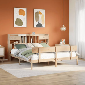 vidaXL Letto Libreria senza Materasso 180x200 cm in Legno di Pino