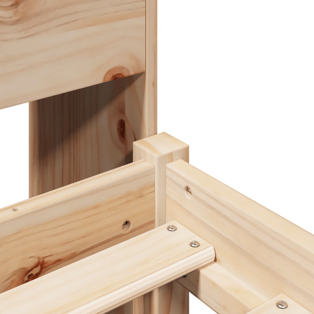 vidaXL Letto Libreria senza Materasso 100x200 cm in Legno di Pino