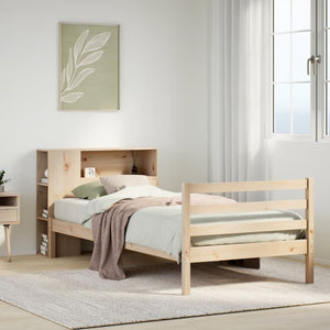 vidaXL Letto Libreria senza Materasso 100x200 cm in Legno di Pino