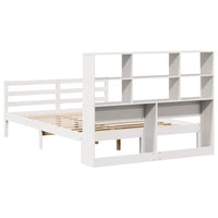 vidaXL Letto Libreria senza Materasso Bianco 120x190 cm Legno di Pino