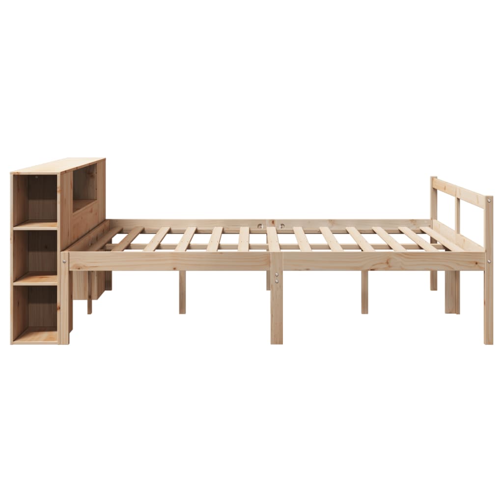 Letto Libreria senza Materasso 180x200 cm in Legno di Pino 3321975
