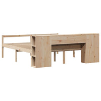 Letto Libreria senza Materasso 180x200 cm in Legno di Pino 3321975