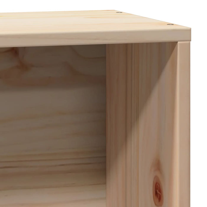 vidaXL Giroletto con Libreria senza Materasso 75x190 cm in Legno Pino