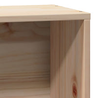 Letto Libreria senza Materasso 90x190 cm Legno Massello Pino 3321990