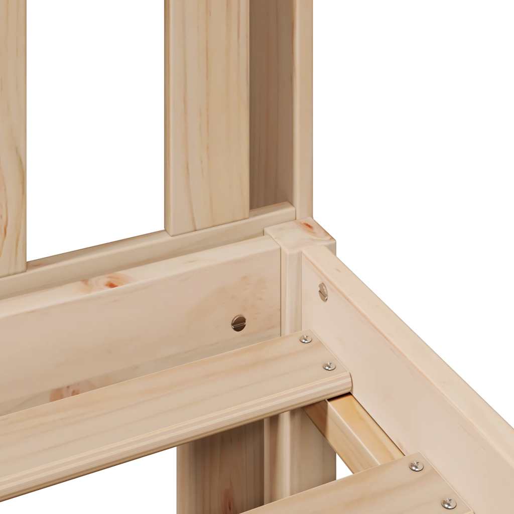 vidaXL Letto Libreria senza Materasso 140x200 cm in Legno di Pino