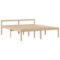 Letto Libreria senza Materasso 180x200 cm in Legno di Pino 3322061