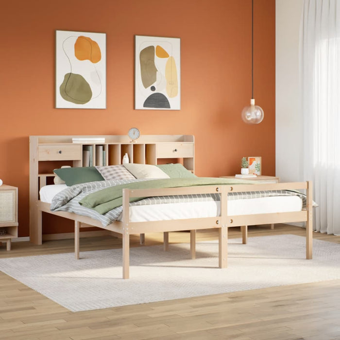 vidaXL Letto Libreria senza Materasso 180x200 cm in Legno di Pino