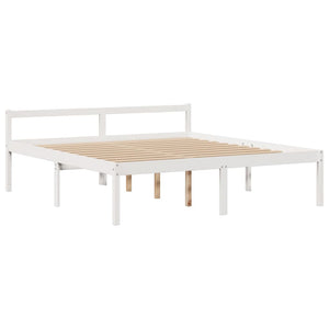 Giroletto con Libreria senza Materasso-Struttura Letto con contenitore 180x200 cm in Legno Pino 703607