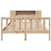 Letto Libreria senza Materasso 160x200 cm in Legno di Pino