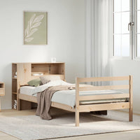 vidaXL Letto Libreria senza Materasso 90x200 cm Legno Massello Pino